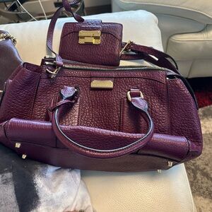 AUTHENTIC Burberry purple purse